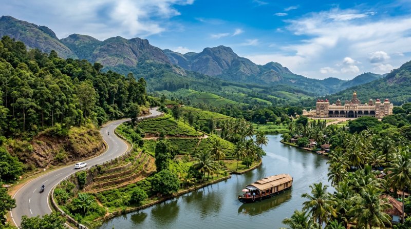 South India 3-State Circuit Tour Package from Bangalore